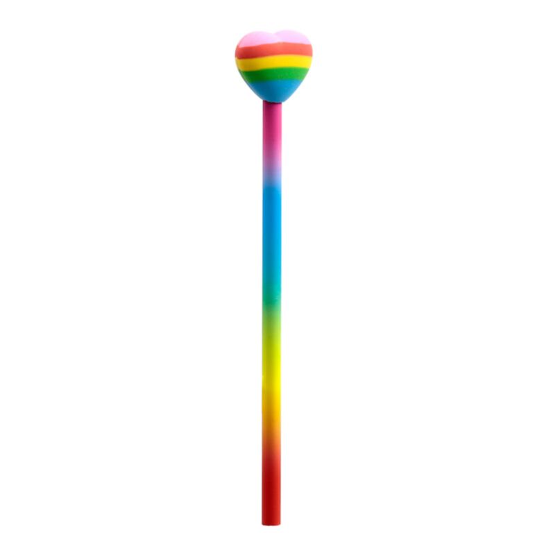 Regenbogenherz - Radierstift