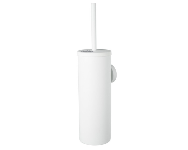 Satino smart toiletborstel garnituur metaal wit