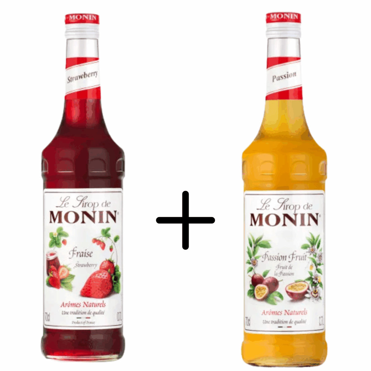 Moninsirup Erdbeerfraise + Passionsfrucht
