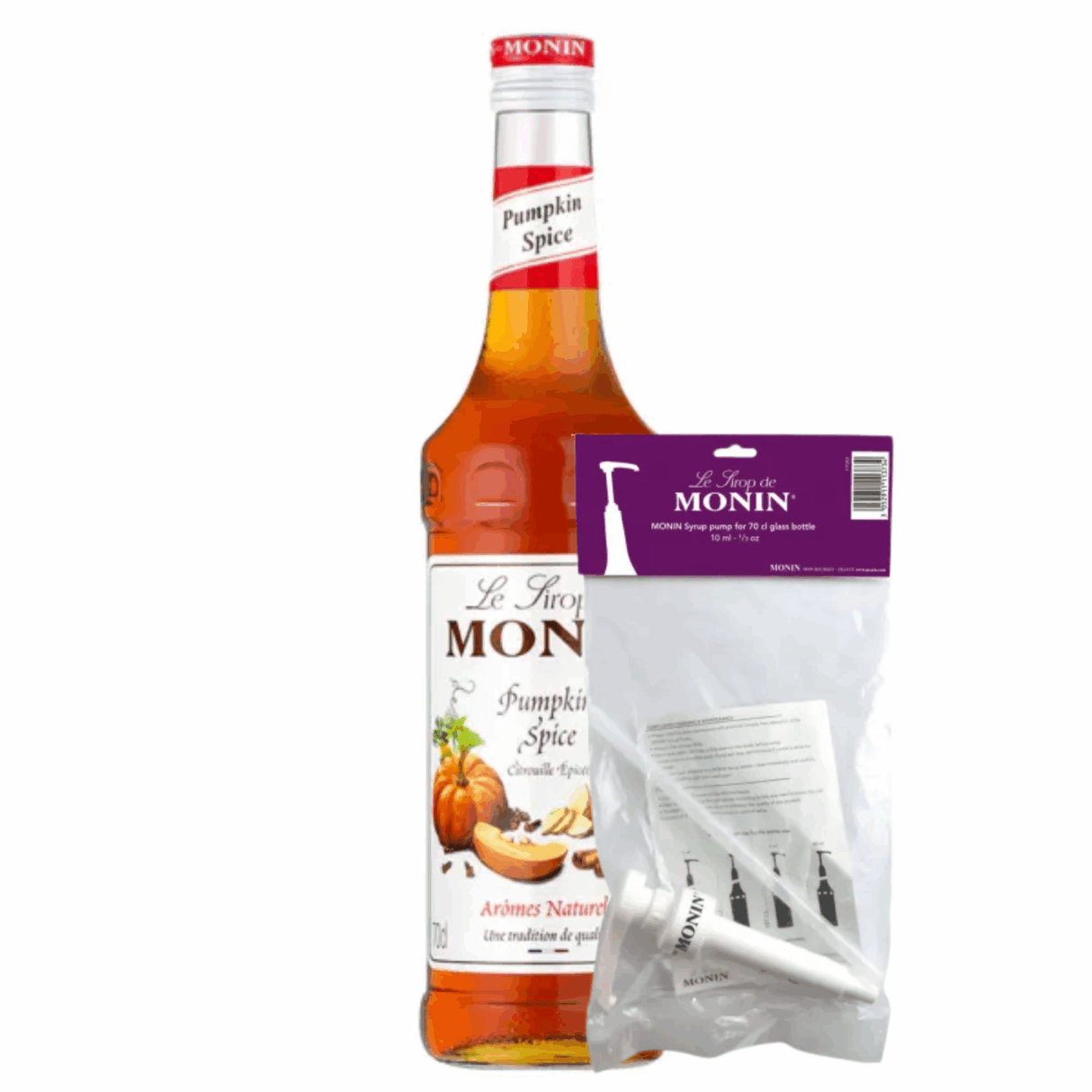 Moninsirup Kürbisgewürz (70 cl) + Siruppumpe (10 ml)