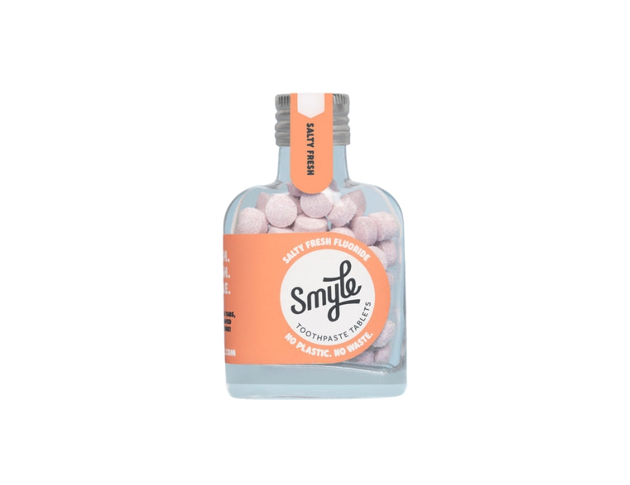 Smyle Zahnpasta-Tabs salzig frisch - Flasche 65 Stk. - mit Fluorid