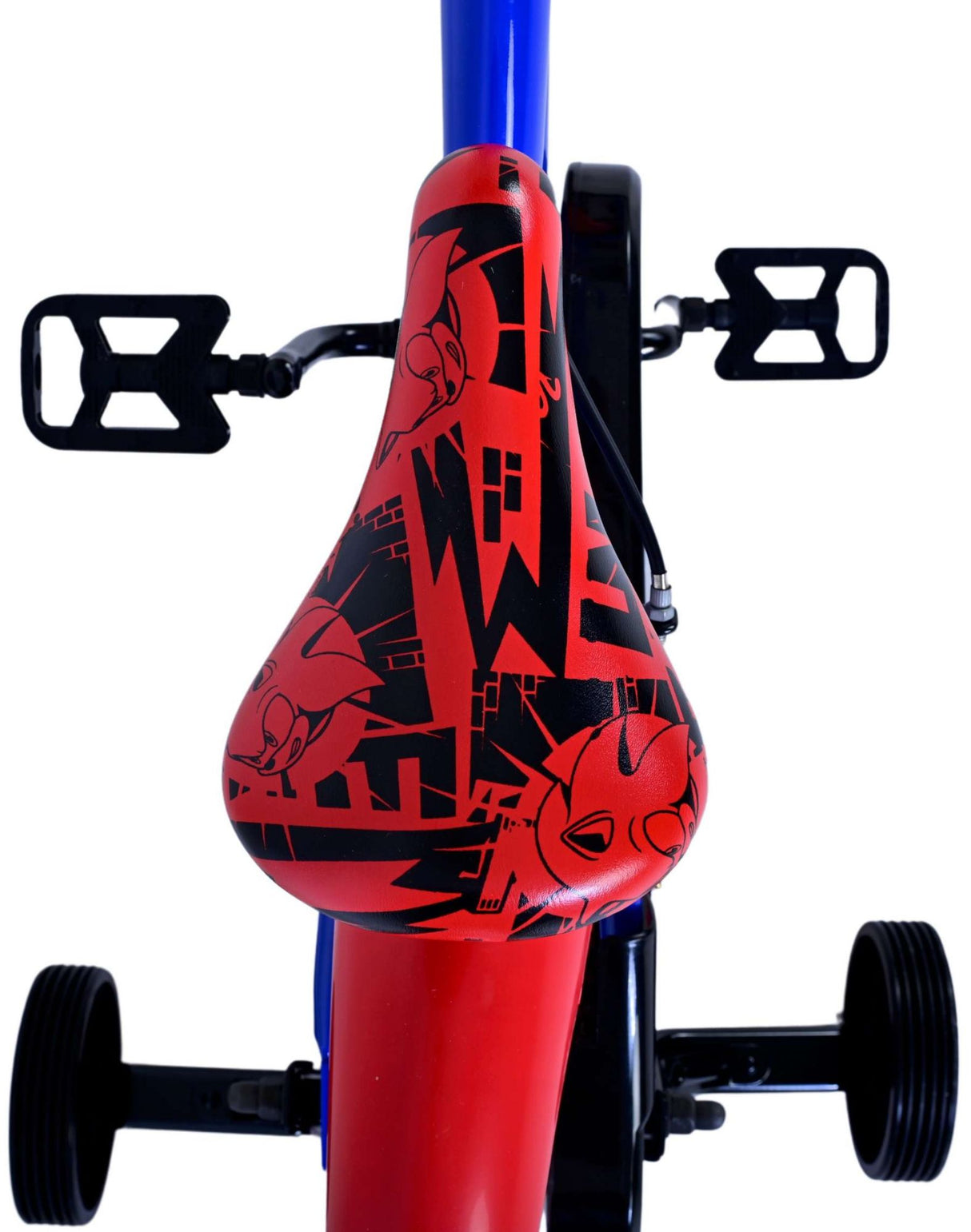 Sonic Prime Children's Bicycle - Jungen - 16 Zoll - Blaurot - Zwei Handbremsen