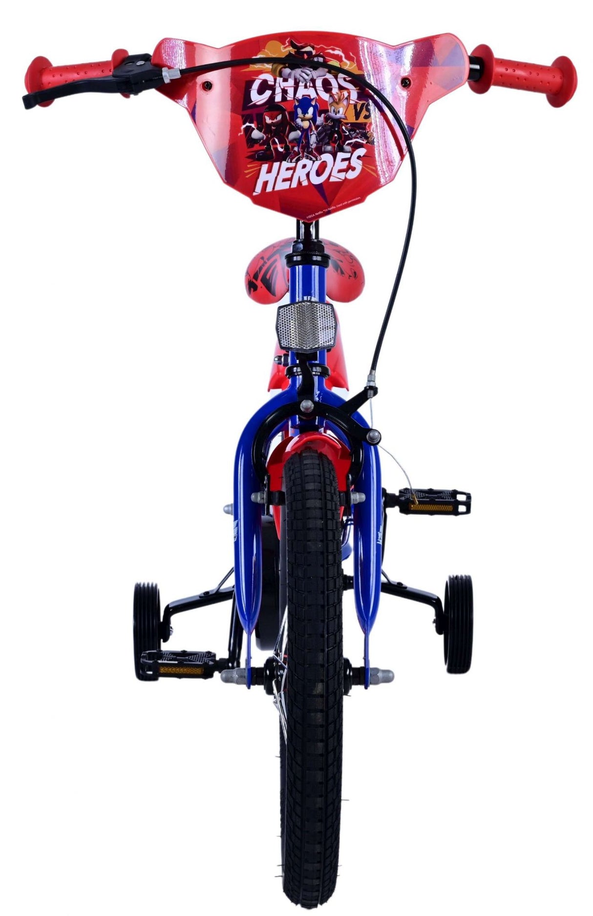 Sonic Prime Children's Bicycle - Jungen - 16 Zoll - Blaurot