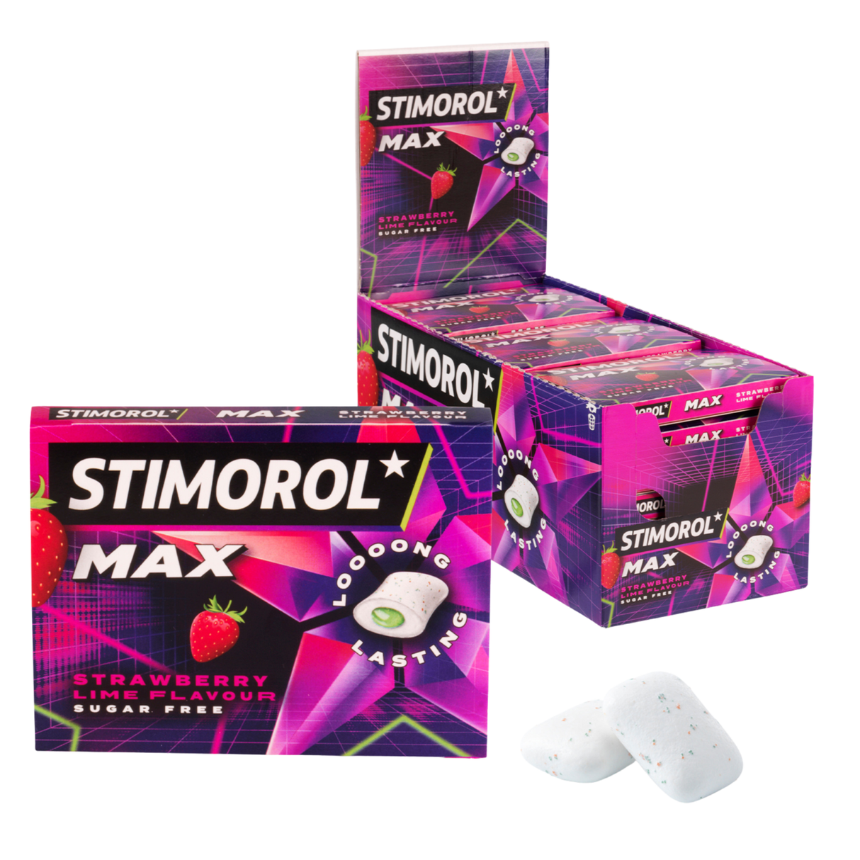 Stimorol max Erdbeer-Limette (21x 20gr)