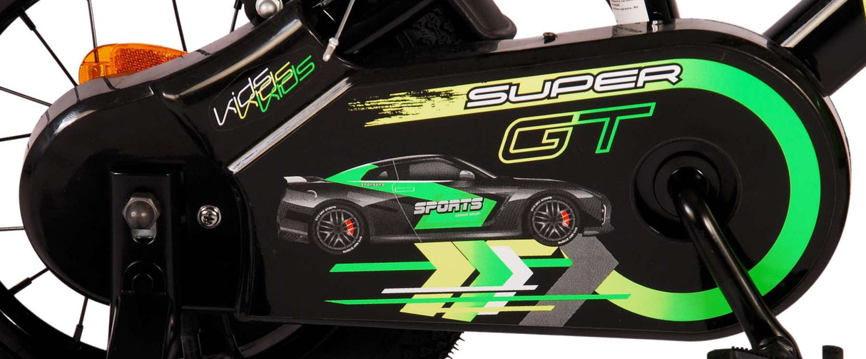 Volare Super GT Kinderbike - Jungen - 12 Zoll - Grün - Zwei Handbremsen