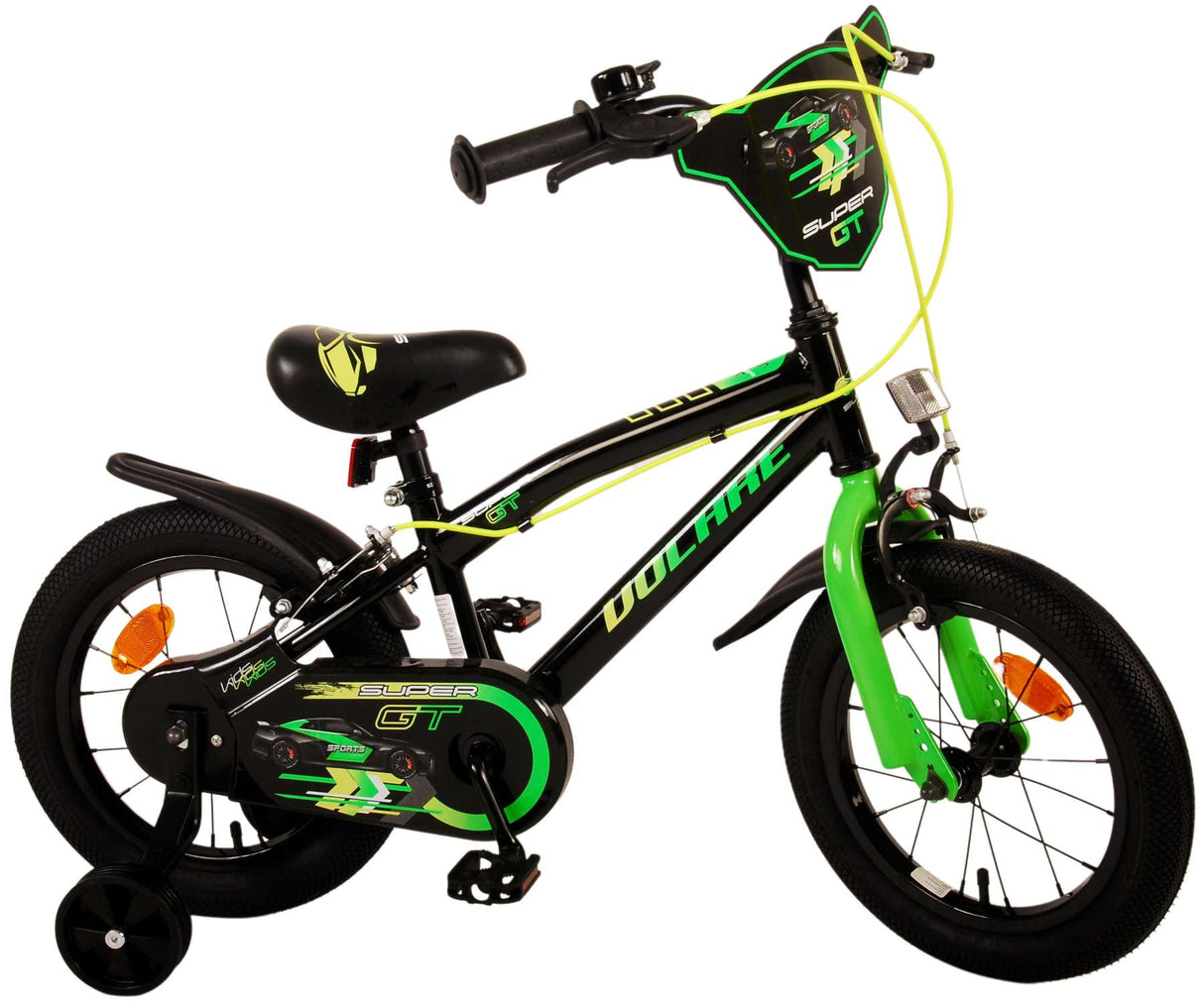 Volare Super GT Kinderbike Jungen 14 Zoll grün zwei Handbremsen