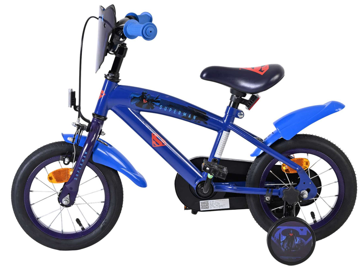 Superman Kinderfahrrad - Jungen - 12 Zoll - Blau