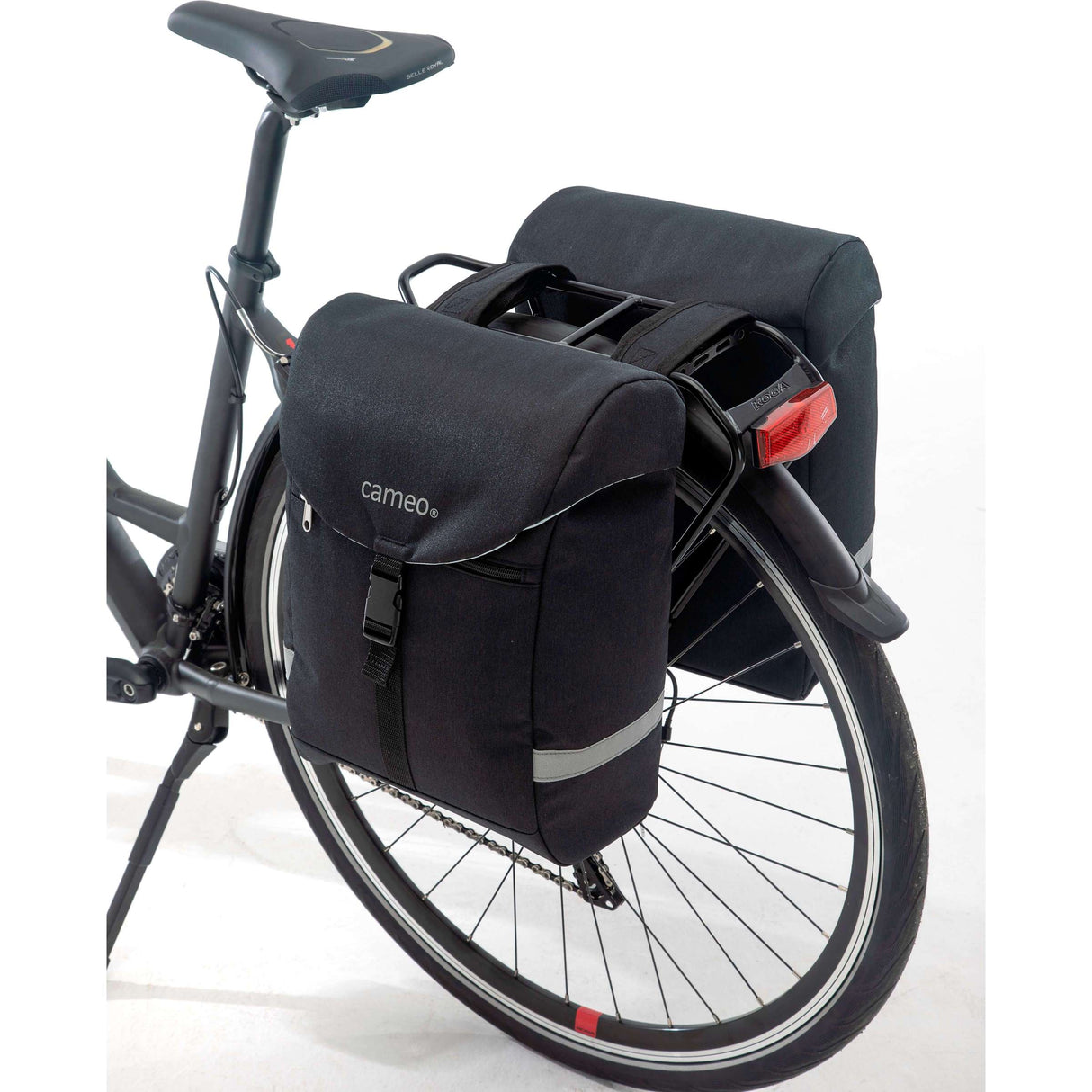 Cameo Sport Double Bicycle Bag Black 28l