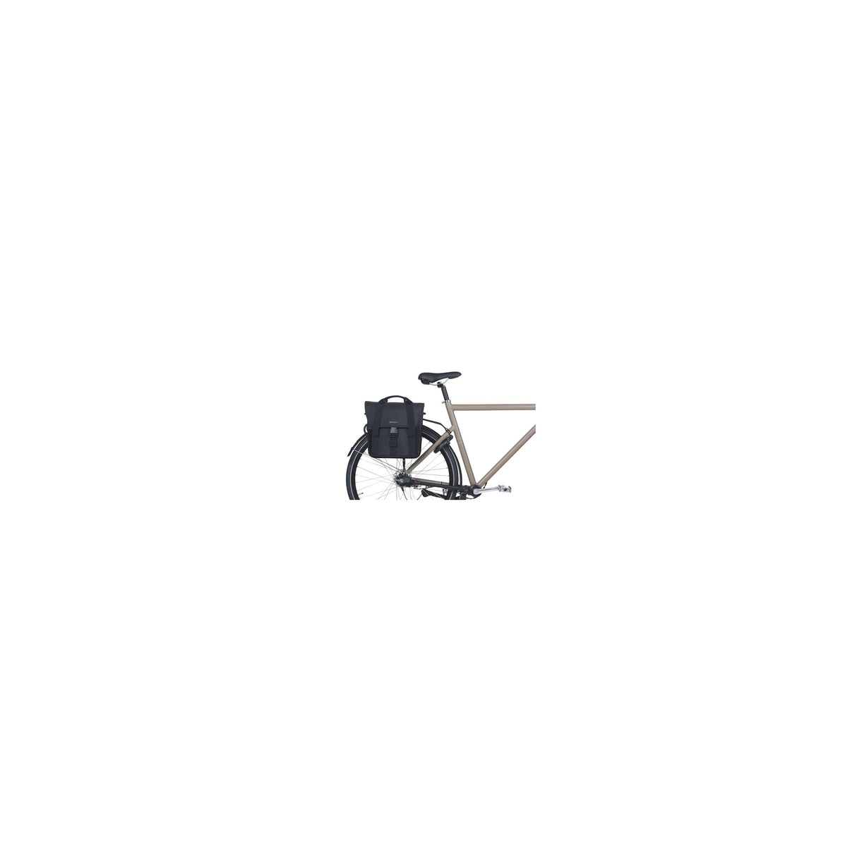 Basil Bag Go Single Schwarz 16l