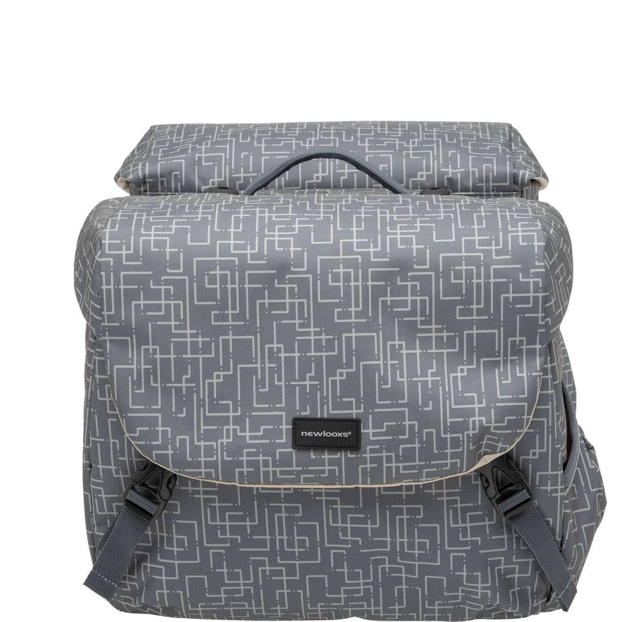 Mondi Joy Double Bicycle Bag - Racktime Snap -it - Wasser -Repellent Polyester - 38L - Ivy Walnuss