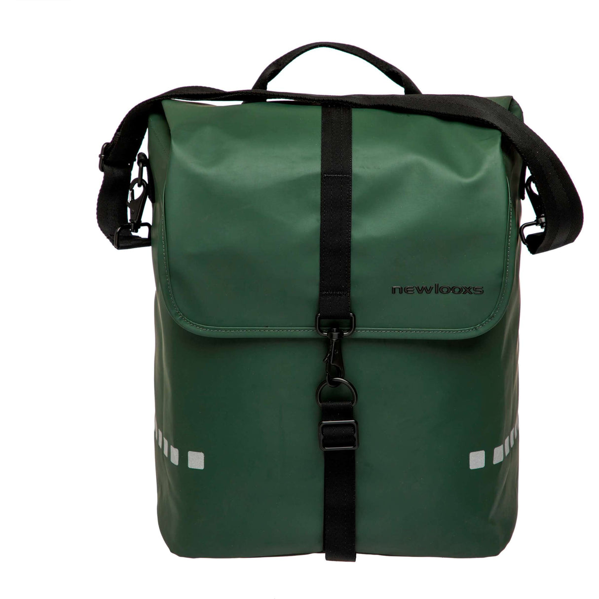 Odense Single Bicycle Bag - Wasser -Repellent - 17,5 l - Schwarzes Grün