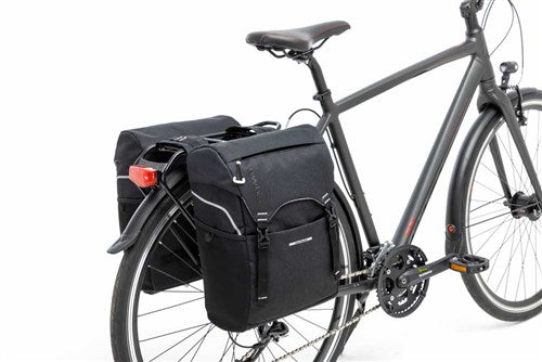 Neue Looxs Sport Double Bicycle Bag schwarz grau