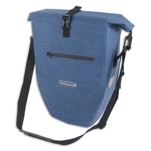 Lynx Fahrradtasche Single TPU 28L blau wasserdicht E-Bike Hayes