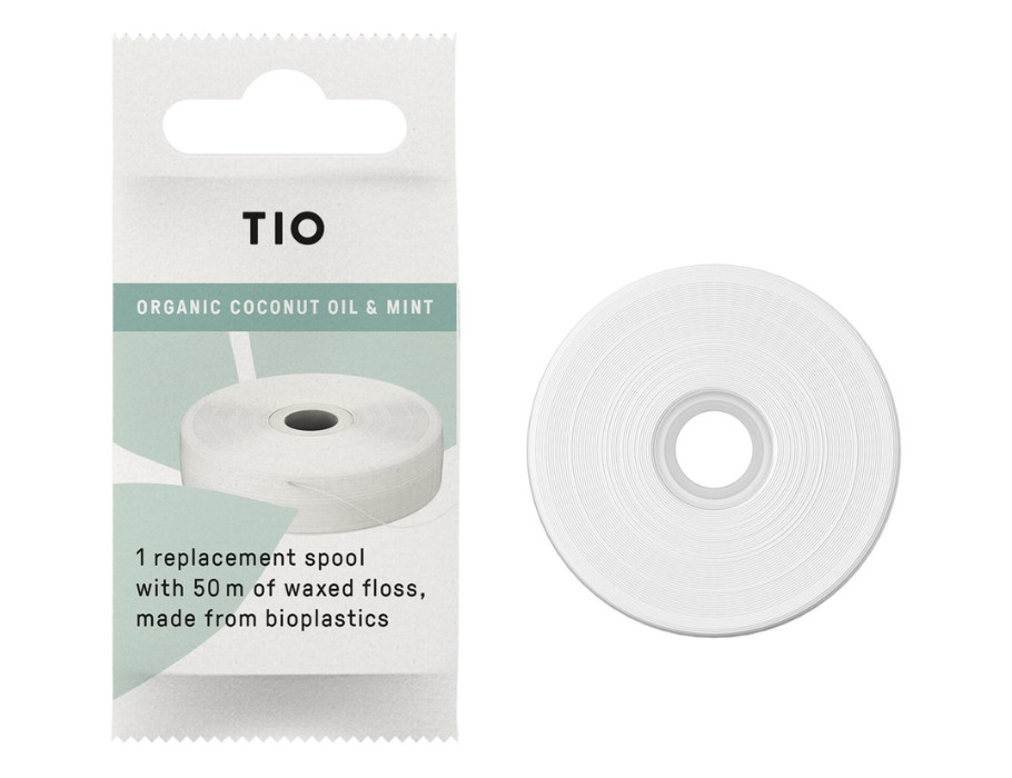 Tio Refill Bio -basierte vegane Zahnseide - 50 Meter