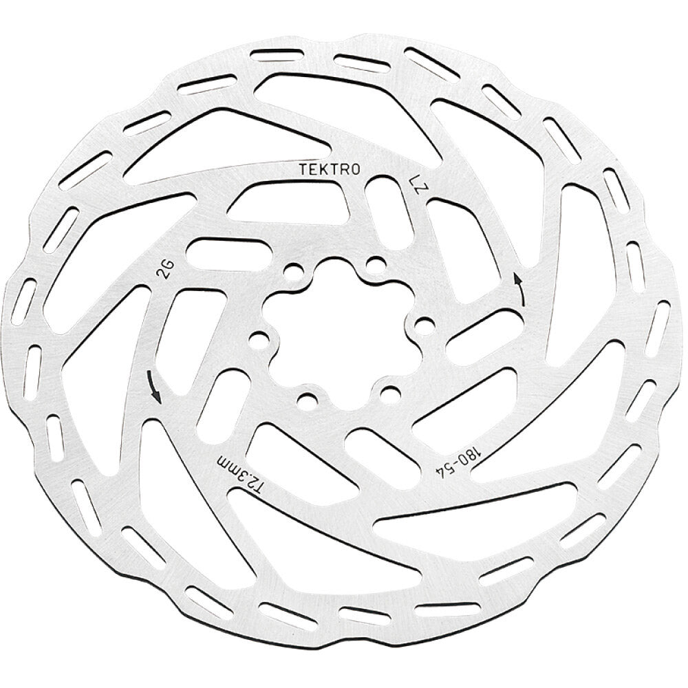 Tektro Scheibenbremsscheibe TR180-54 ø180x2,3mm, Silber
