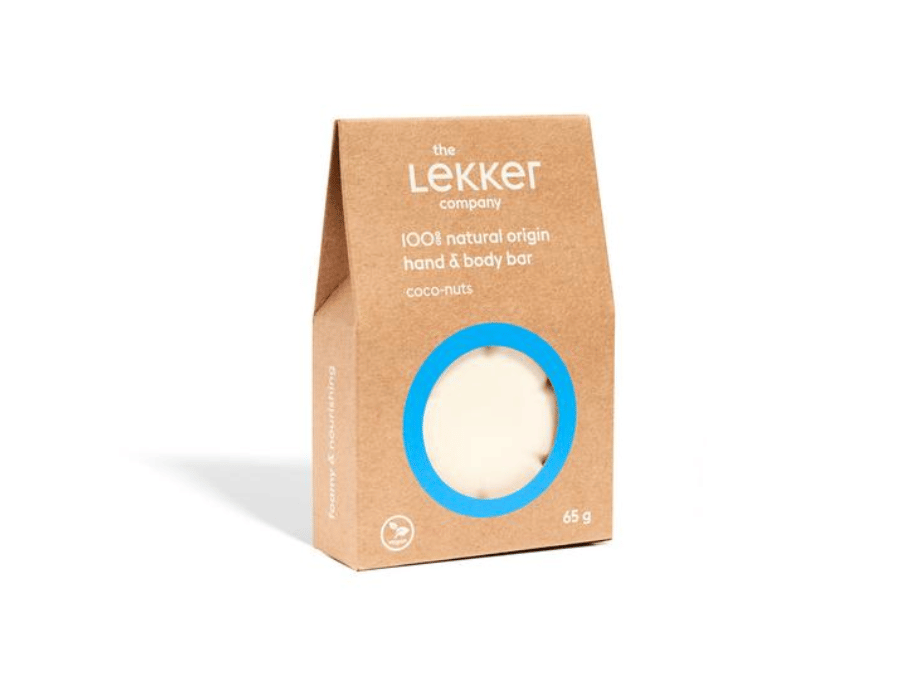 Die Lekker Company Natural Hand Body Bar - Coco -Nüsse