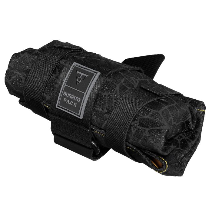 Topeak Burrito Pack – Kompakte Rolltasche für Werkzeug und Kleinteile – Schwarz – Fahrradzubehör