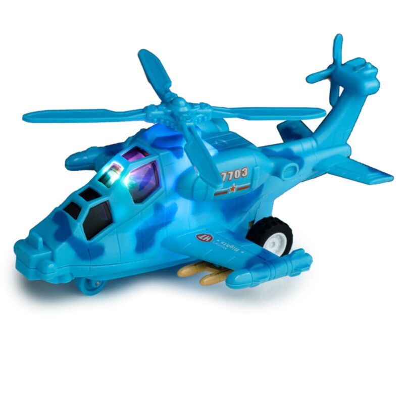 Reibungsblitzender Hubschrauber