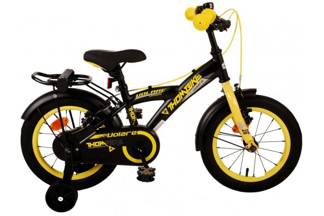 Volare Thombike Kinderbike Jungen 14 Zoll schwarz gelb zwei Handbremsen
