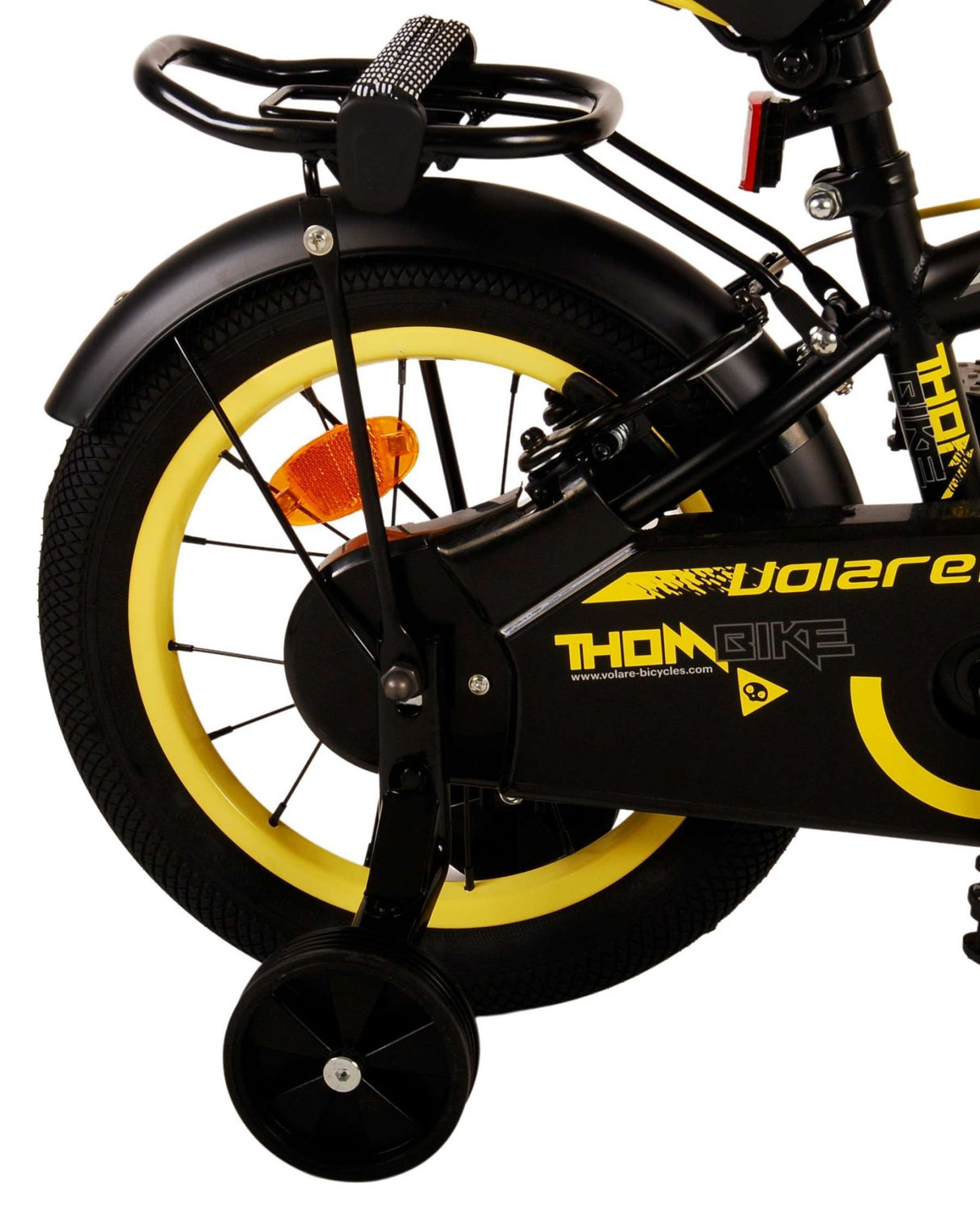 Volare Thombike Kinderbike Jungen 14 Zoll schwarz gelb zwei Handbremsen