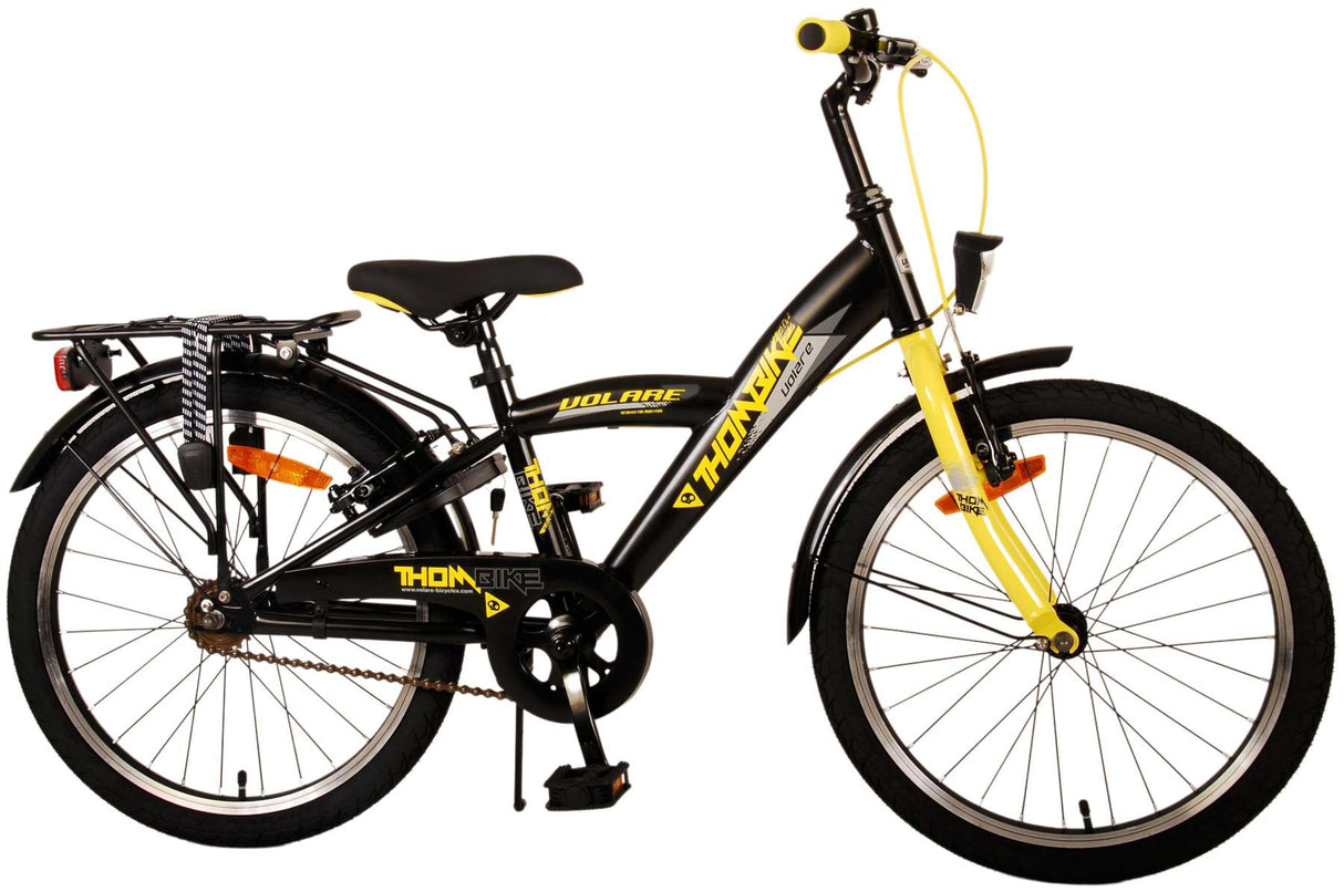 Volare Thombike Children's Bike - Jungen - 20 Zoll - Schwarzgelb - Zwei Handbremsen