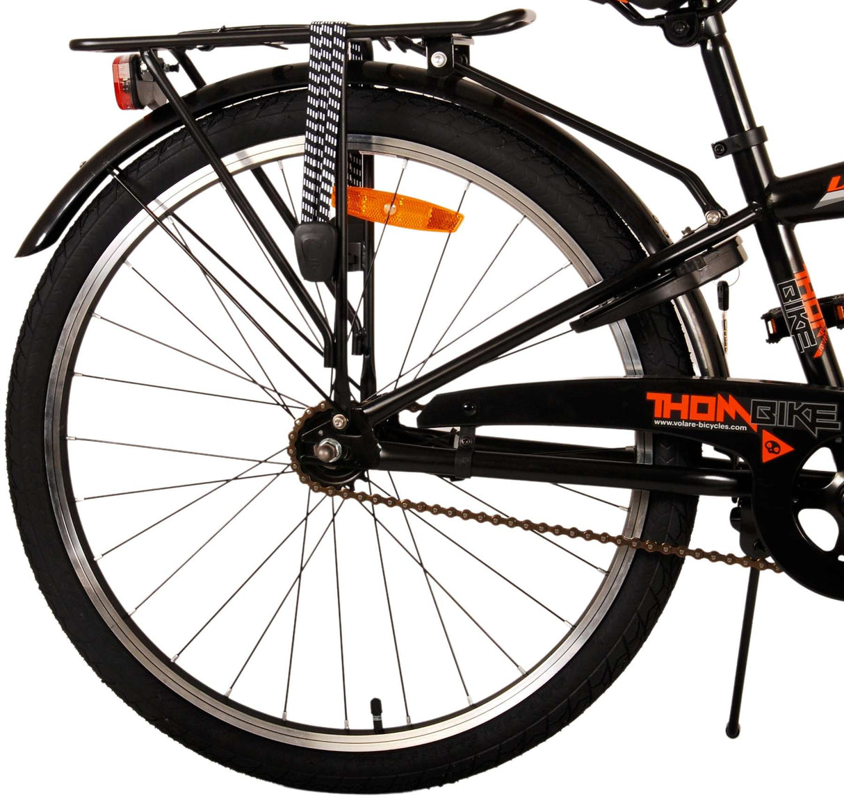 Volare Thombike Kinderrad Jungen 24 Zoll schwarz orange