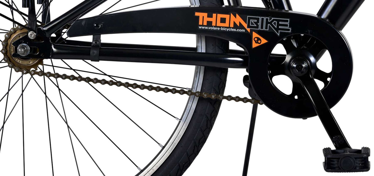 Volare Thombike Kinderbike Jungen 26 Zoll schwarz orange zwei Handbremsen