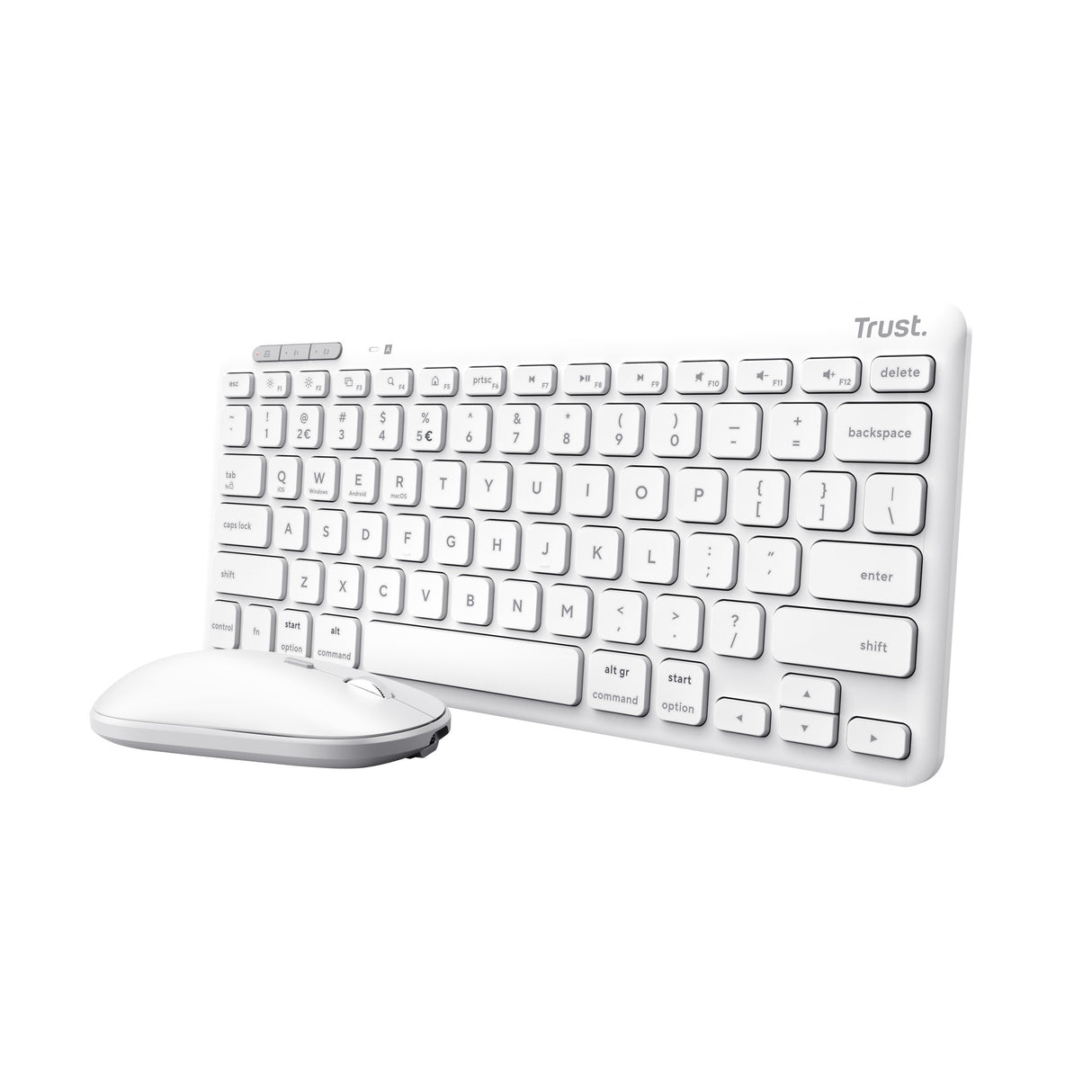 Vertrauen Sie der kabellosen Lyra Multi-Device-Tastaturmaus