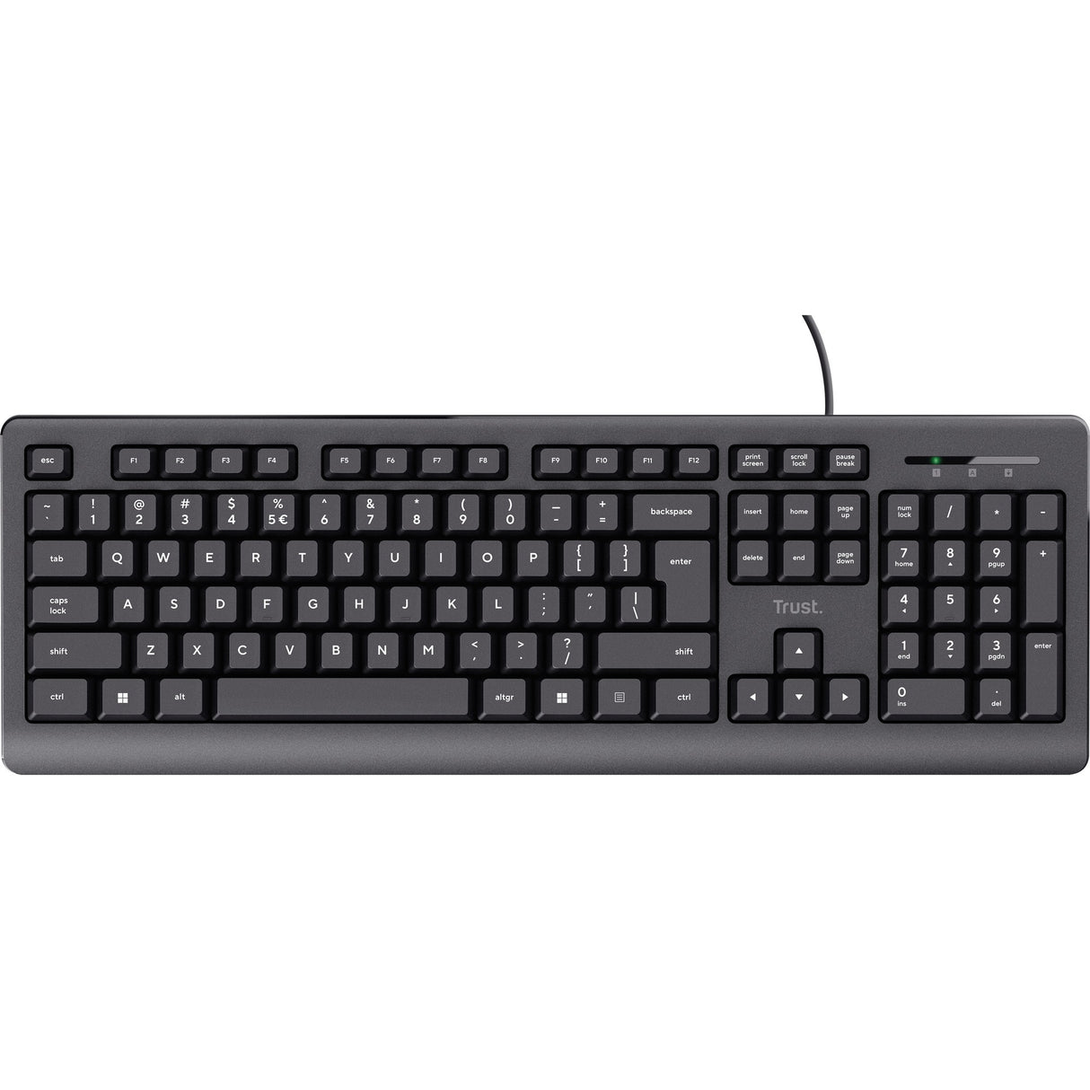 Vertrauen Sie der kabelgebundenen Tastatur
