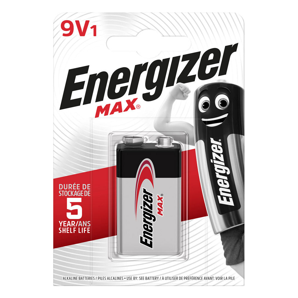Energizer Max 9V 6LR61 Blister 1 Stück