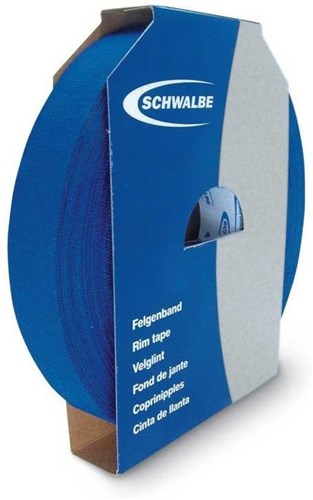 Schwalbe benelux b.v. Felgenband Schwalbe Hochdruck 50 Meter x 19mm - selbstklebendes Textil (auf Rolle)