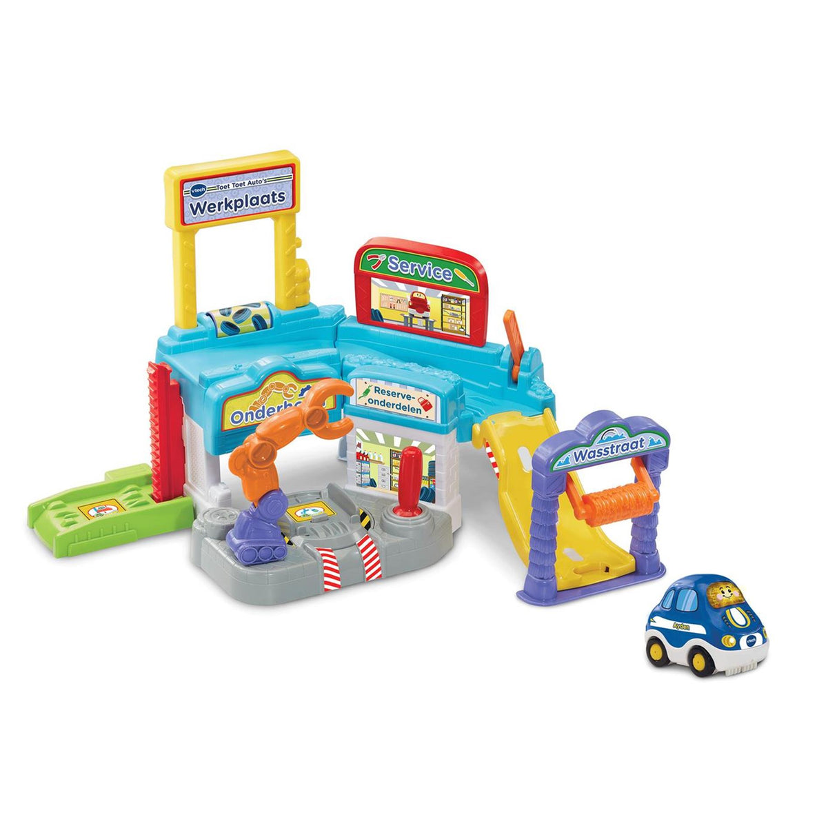 Vtech Toot Toot Cars – Werkstatt – interaktives Spielzeug – einschließlich Ayden-Auto – Spielzeug ab 1 Jahr