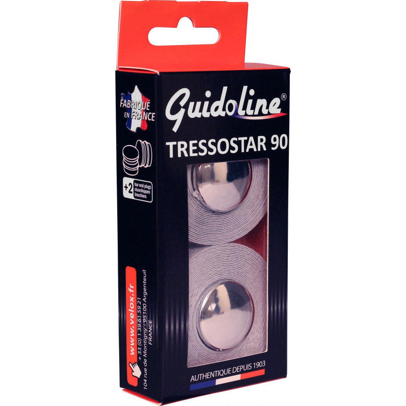 Velox Lenkerband Tressostar 90 Baumwolle silbergrau (2 Stk)