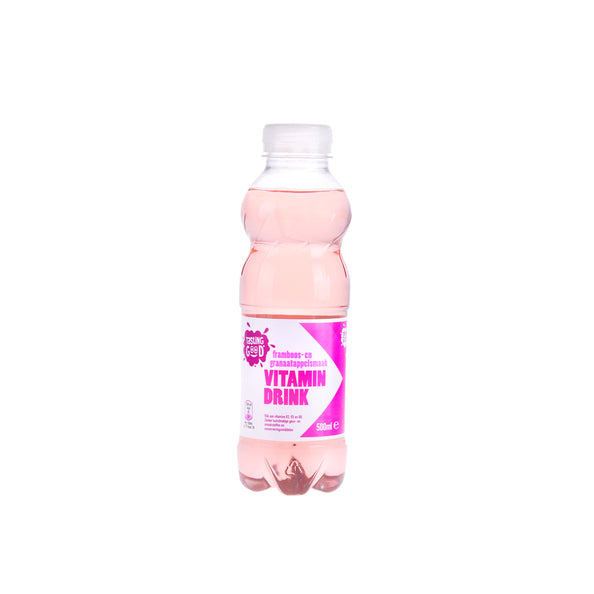Schmackhafter Vitamindrink Himbeer-Granatapfel (6x 50cl)