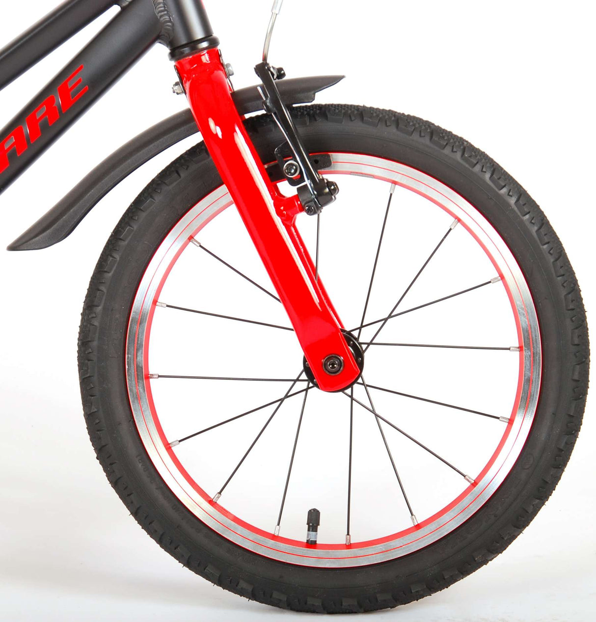 Volare Blaster Children's Bike - Jungen - 16 Zoll - Schwarz Red - Prime Collection