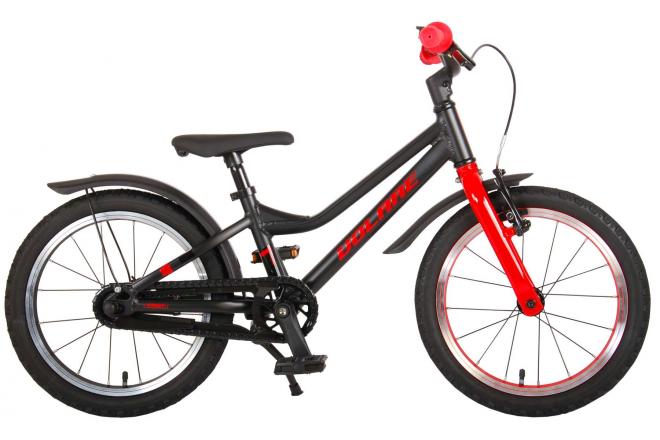 Volare Blaster Children's Bike - Jungen - 16 Zoll - Schwarz Red - Prime Collection