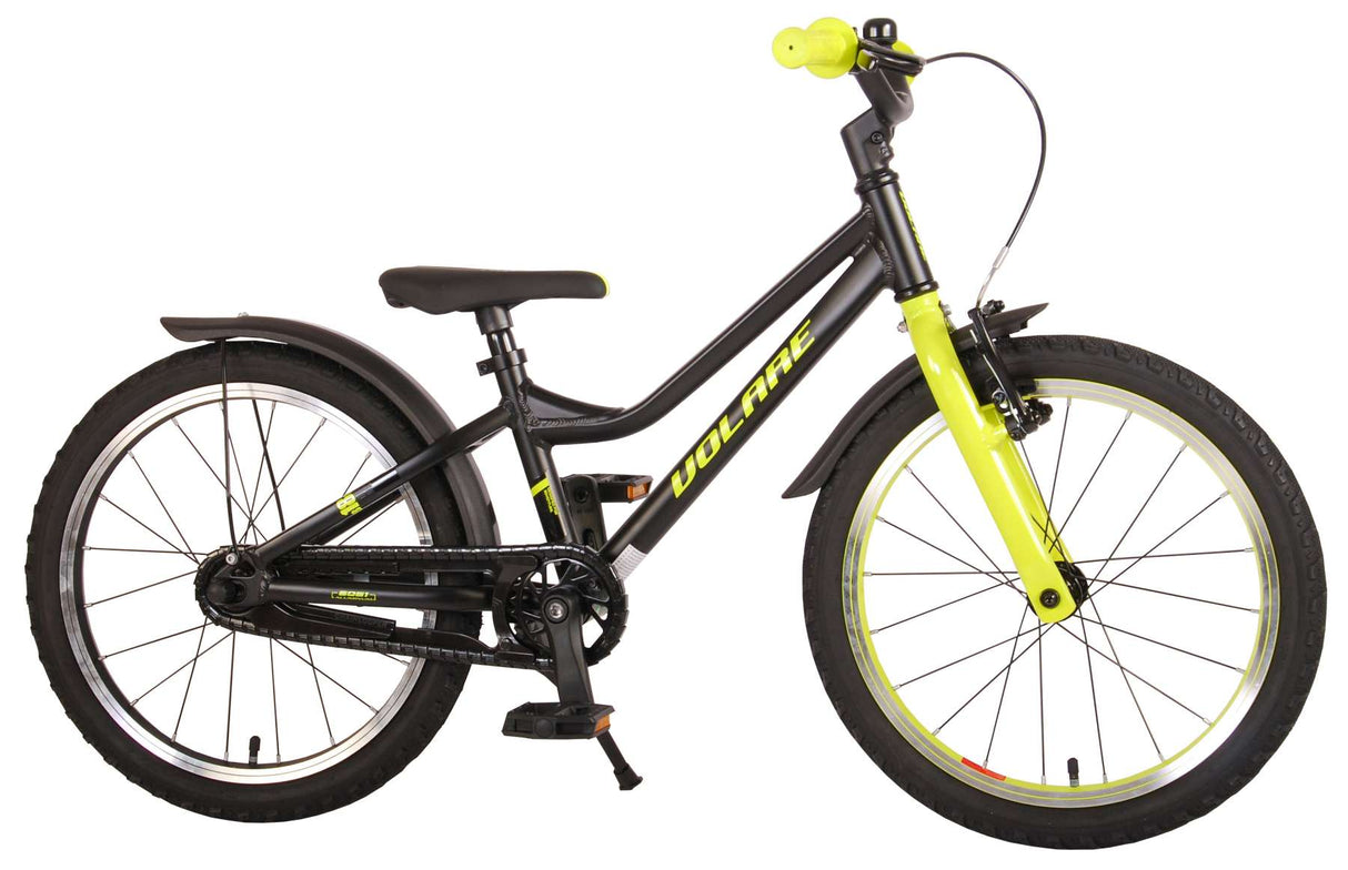 Volare Blaster Children's Bike Boys 18 Zoll schwarz gelbgrünes Prime Collection