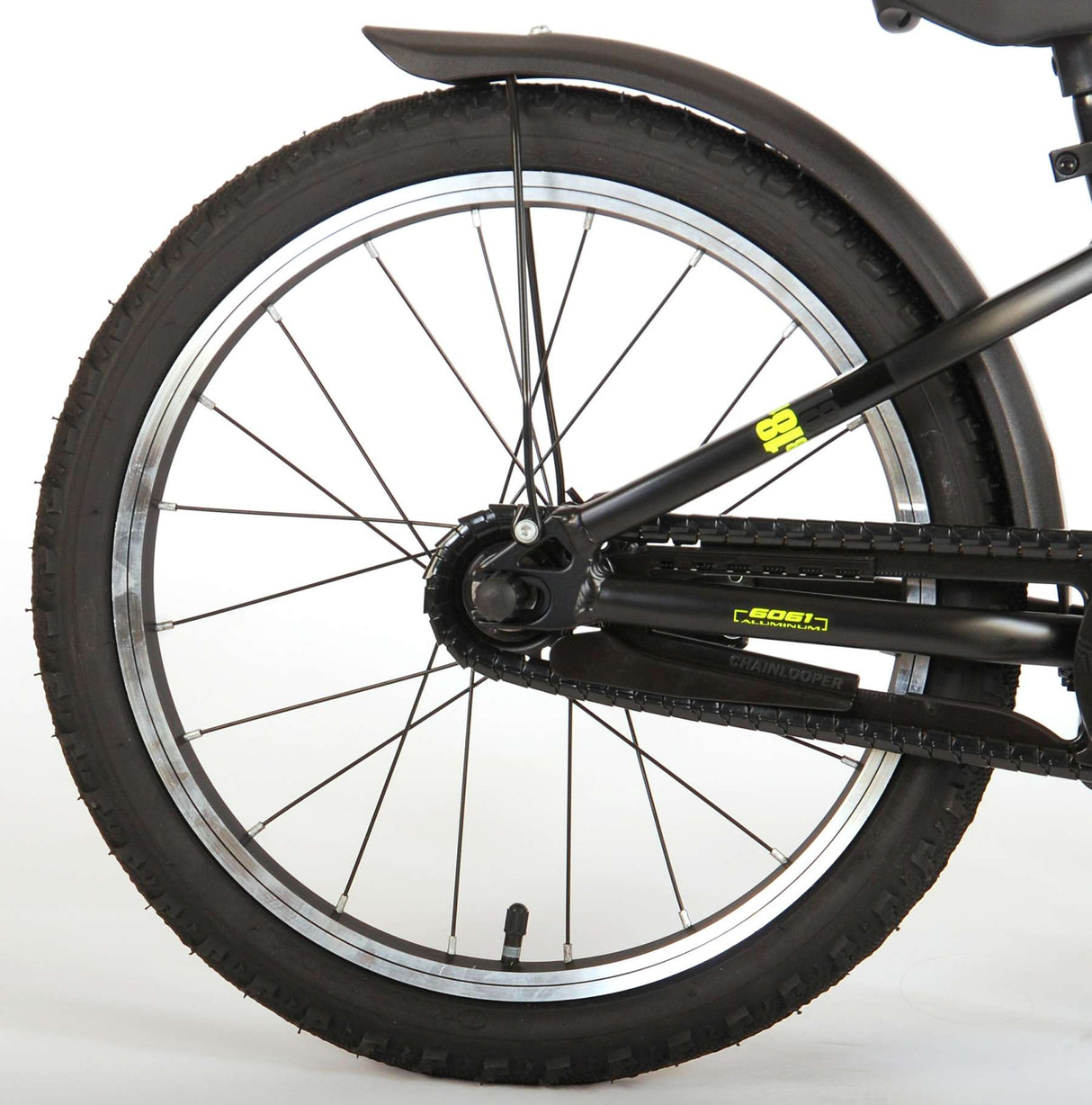 Volare Blaster Children's Bike Boys 18 Zoll schwarz gelbgrünes Prime Collection