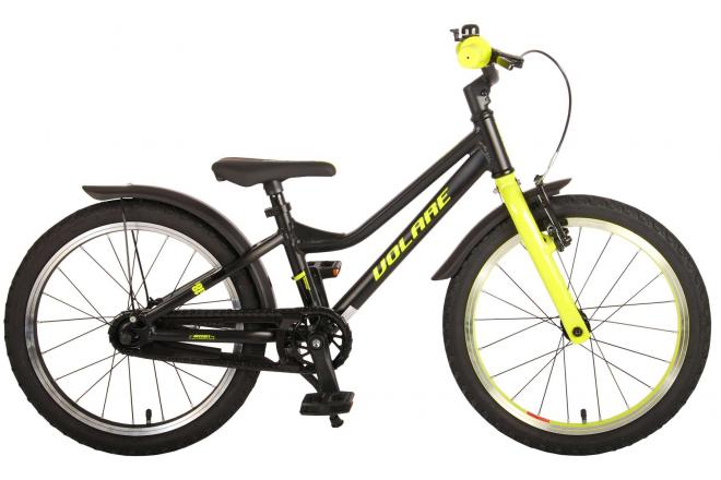 Volare Blaster Children's Bike Boys 18 Zoll schwarz gelbgrünes Prime Collection