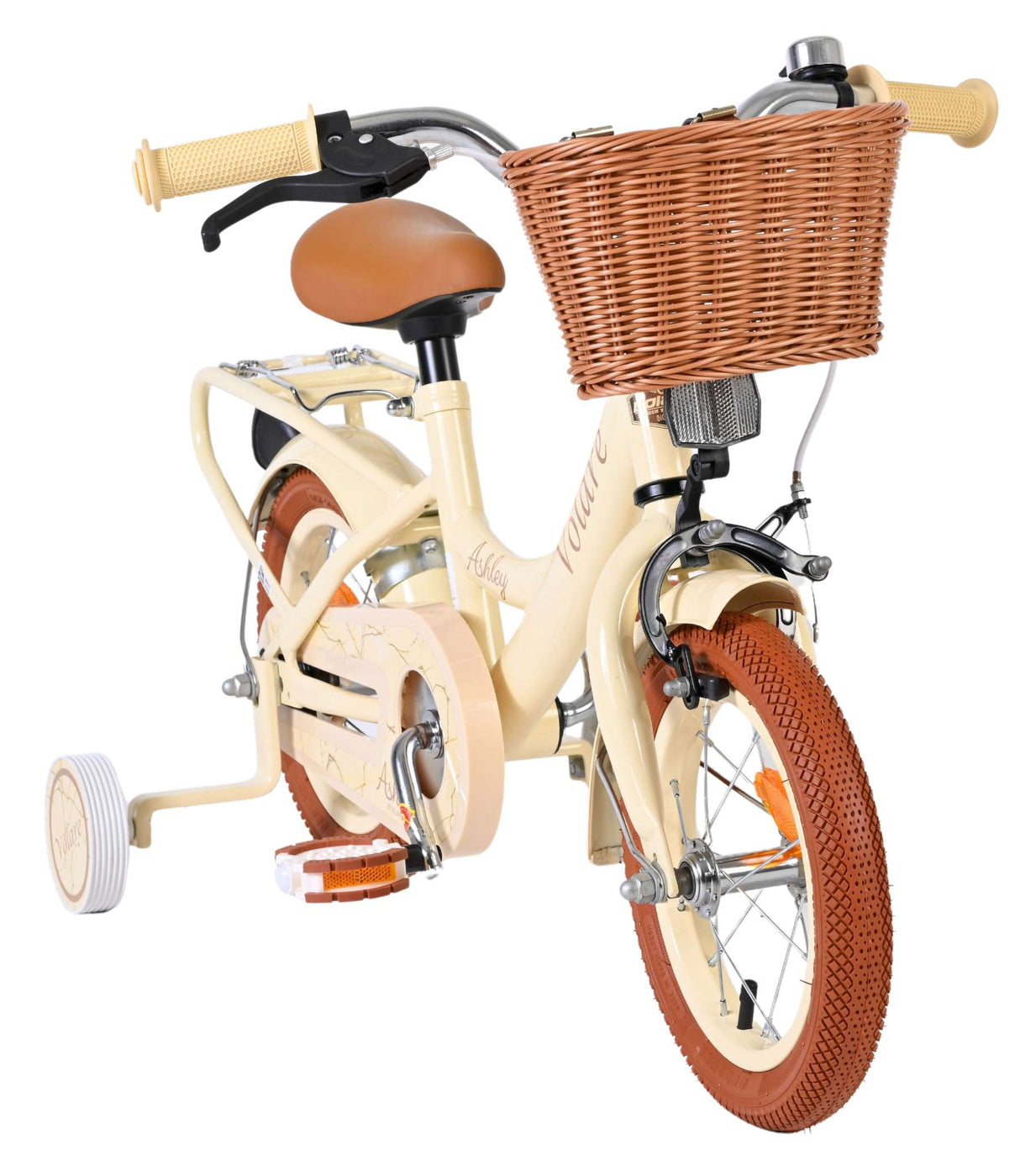 Volare Ashley Kinderfahrrad – Mädchen – 12 Zoll – Creme