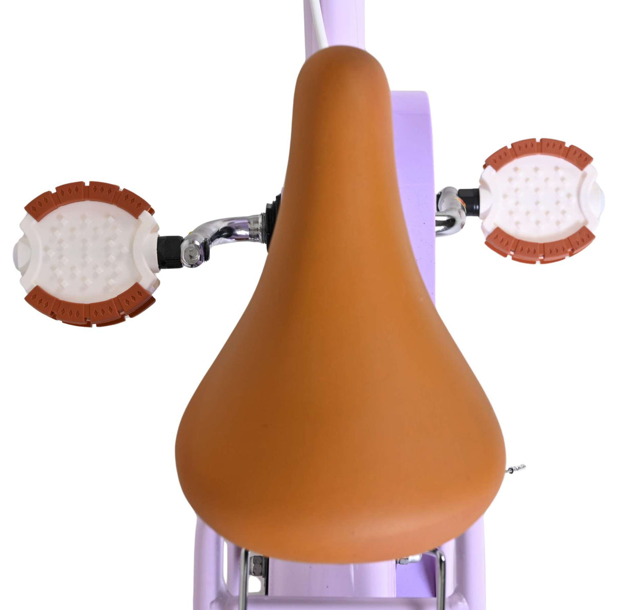 Volare Ashley Kinderfahrrad – Mädchen – 14 Zoll – Flieder – zwei Handbremsen