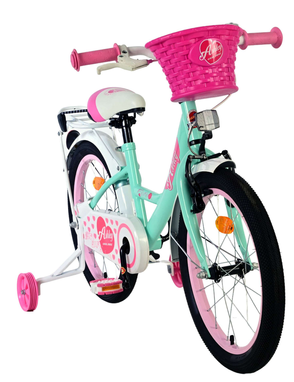 Volare Ashley Kinderfahrrad – Mädchen – 18 Zoll – Grün