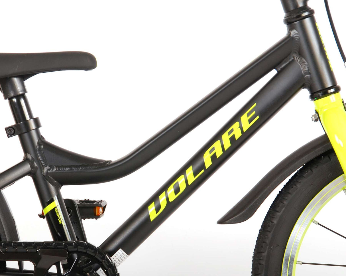 Volare Blaster Kinderbike - Jungen - 16 Zoll - Schwarzgelb - Prime Collection