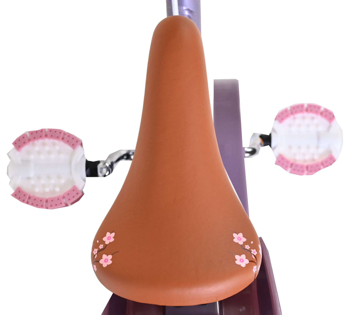 Volare Blossom Kinderfahrrad – Mädchen – 12 Zoll – Lila – zwei Handbremsen