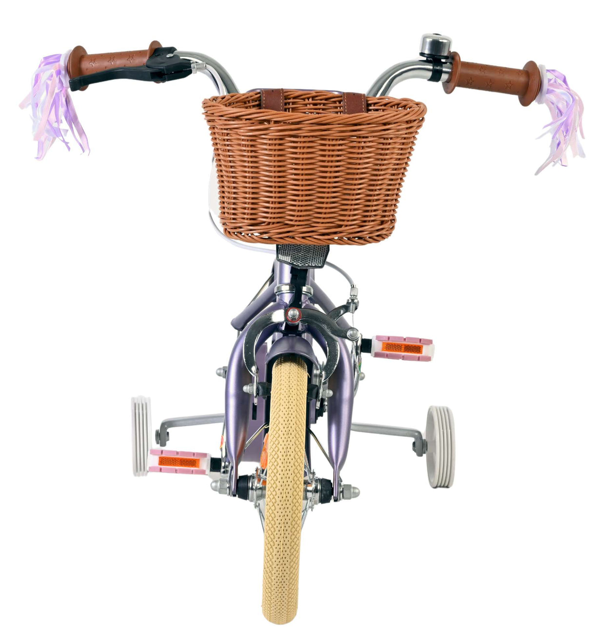 Volare Blossom Kinderfahrrad – Mädchen – 12 Zoll – Lila