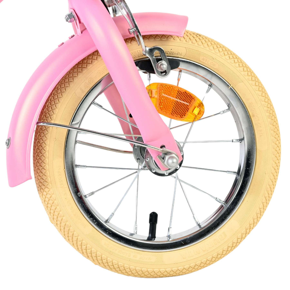 Volare Blossom Kinderfahrrad – Mädchen – 12 Zoll – Pink – zwei Handbremsen