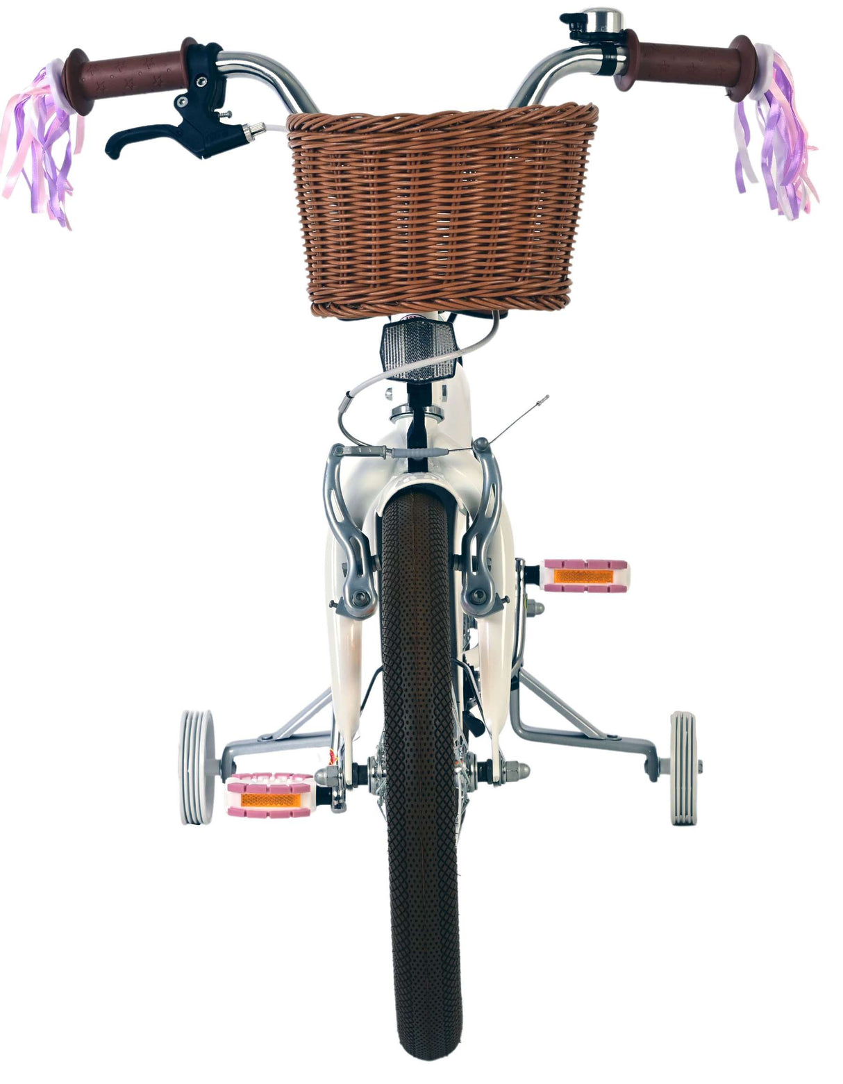 Volare Blossom Kinderfahrrad - Mädchen - 16 Zoll - Weiß