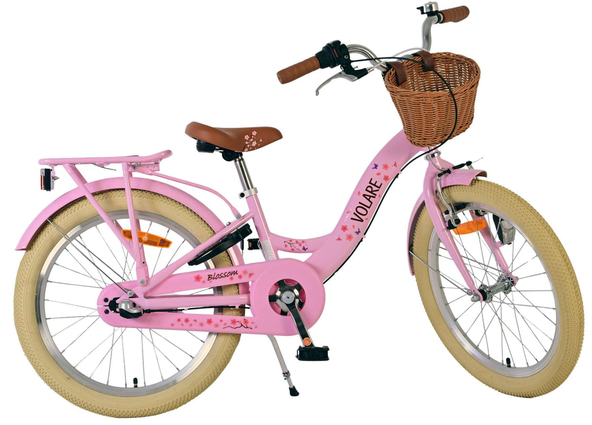 Volare Blossom Kinderfahrrad – Mädchen – 20 Zoll – Pink – Nexus 3 Gänge