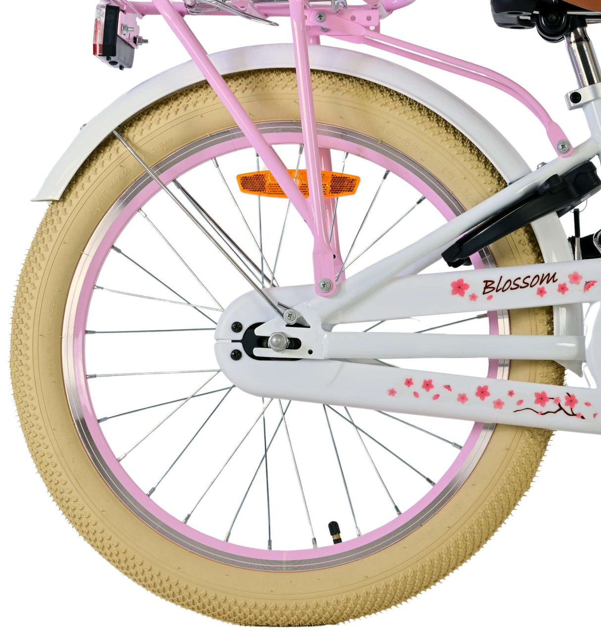 Volare Blossom Kinderfahrrad - Mädchen - 20 Zoll - Weiß