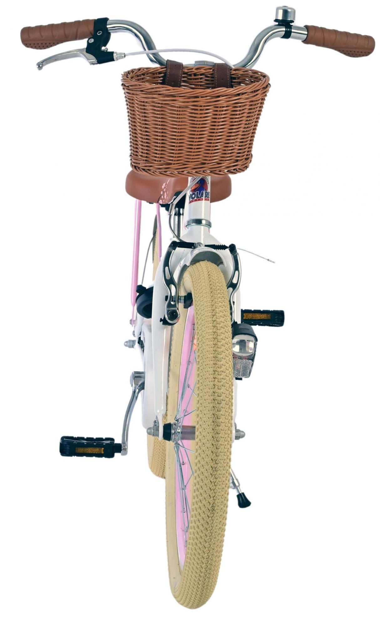 Volare Blossom Kinderfahrrad - Mädchen - 20 Zoll - Weiß